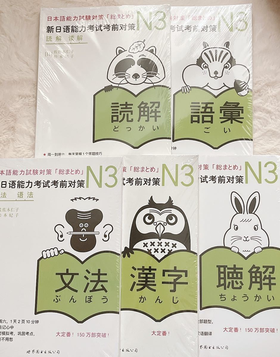 N3 日本語総まとめ 5冊セット　 新品