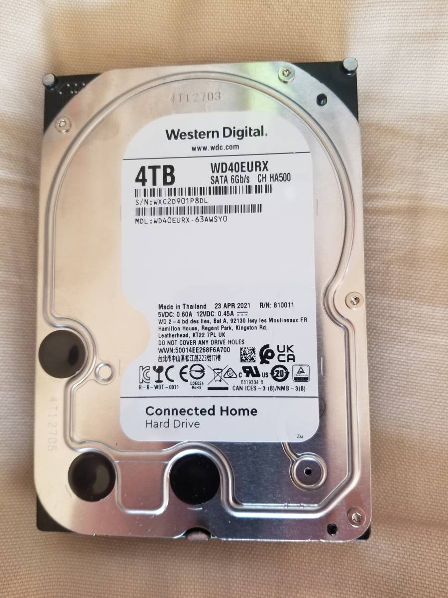 DIGA 修理換装用 4TB HDD DMR-BRX4000、BRX4020用 DIGA 内蔵HDD修理・換装用4TB DMR-BRX4000用 DMR-BRX4020用 静音・低