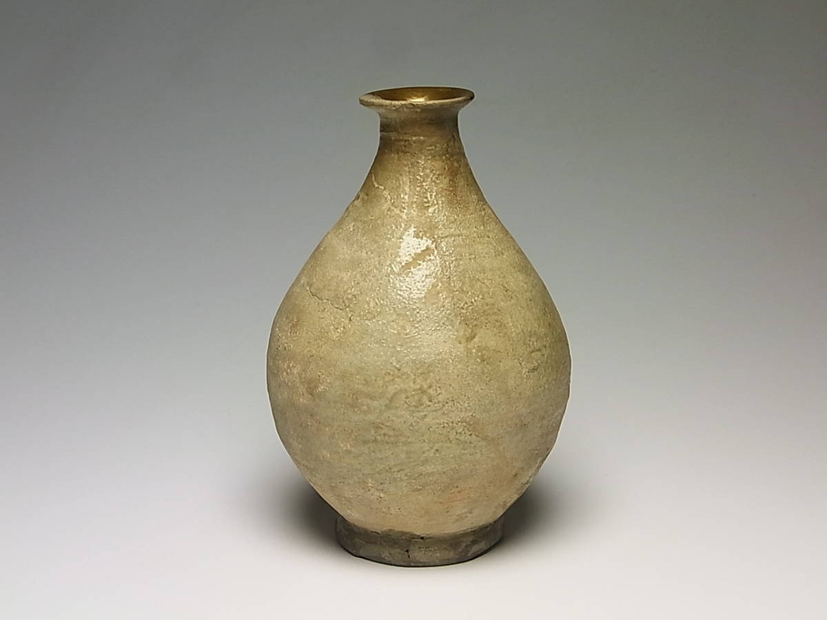 李朝初期 白磁 徳利 李朝初期 白磁徳利 箱付 発掘伝世 李朝時代(李朝