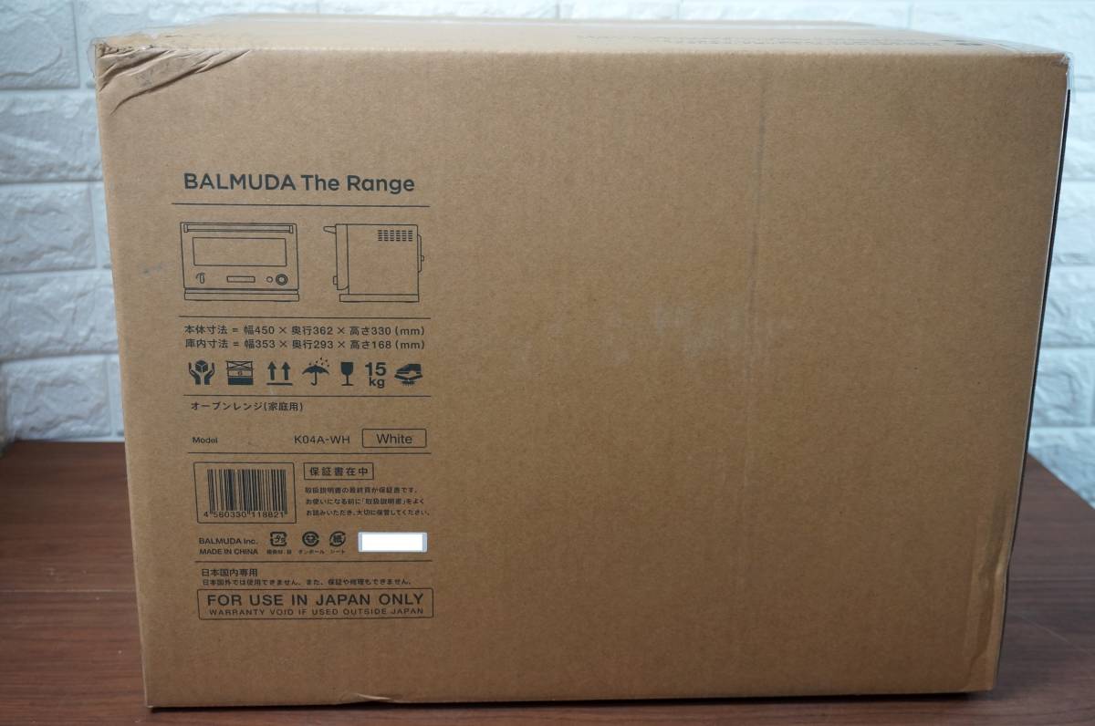 The Range BALMUDA 未使用品 ブラック | K09A-BK BALMUDA（電子レンジ）のフリマアイテム一覧 オーブンレンジ 新品＊未使用バルミューダ K04A-BK バルミューダ S BALMUDA(バルミューダ) ザ・レンジ&frasl;ブラック 特徴
