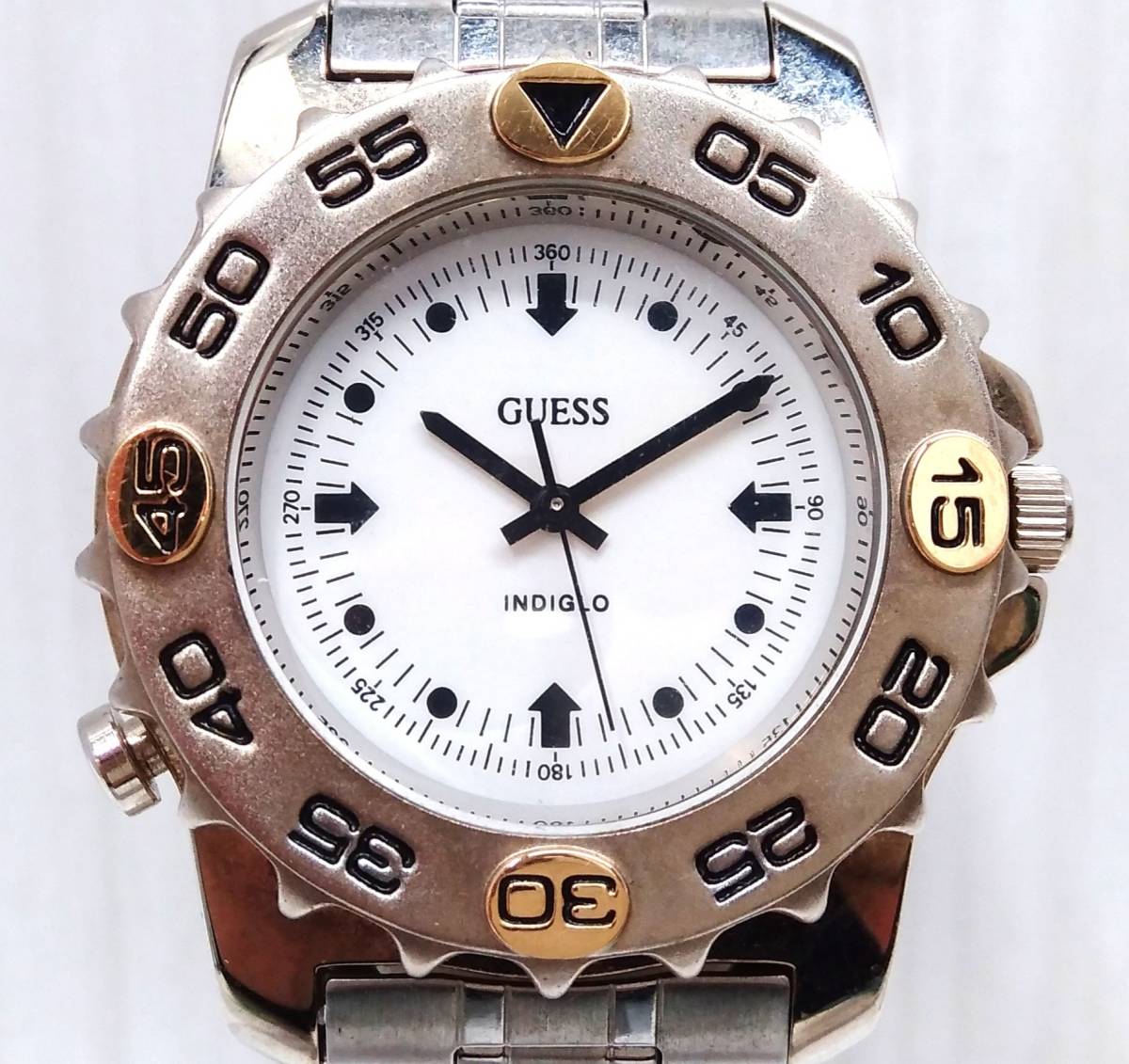 GUESS 腕時計 アナログ クォーツ ベルト欠品 ジャンク GUESS ゲス 