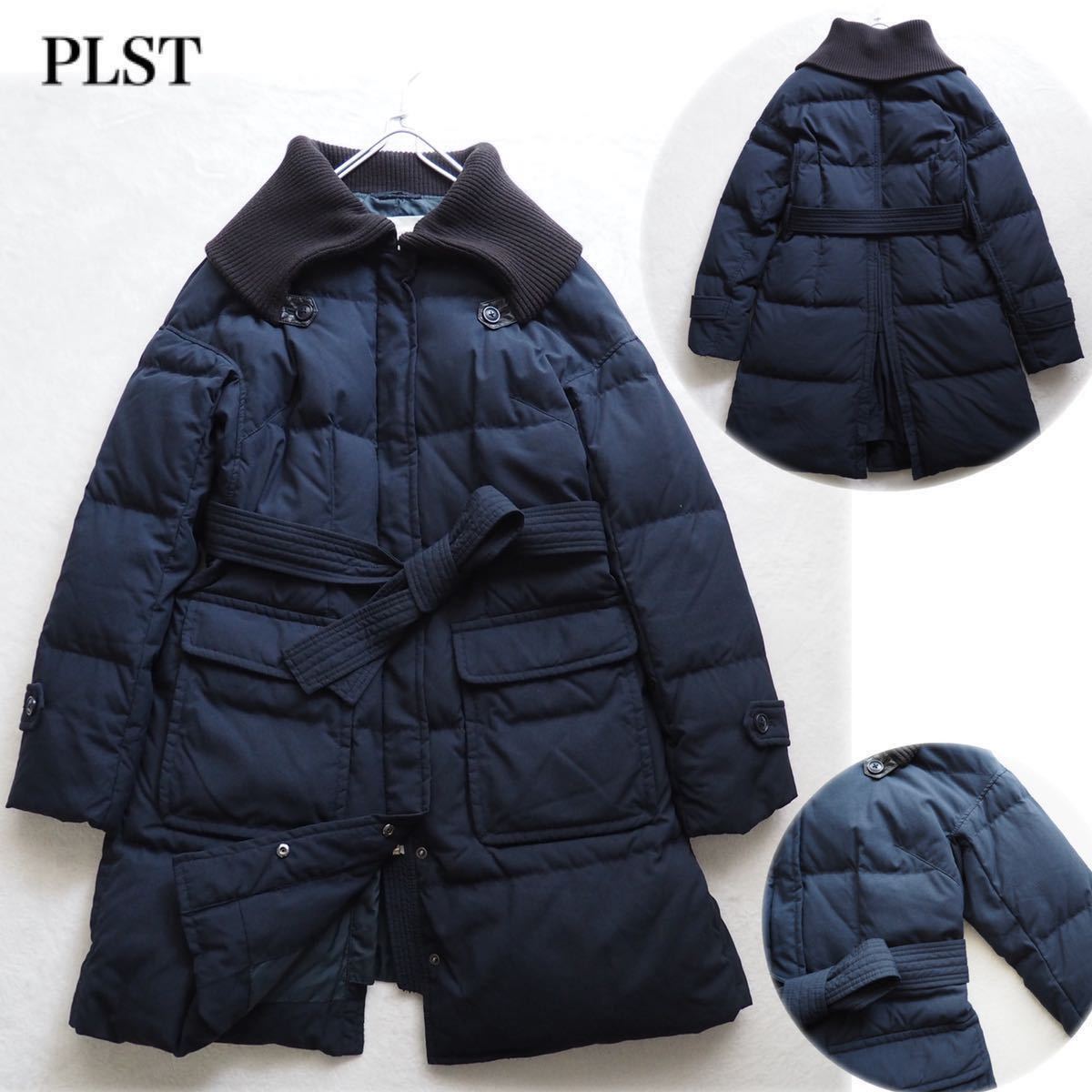 PLST プラステ ダウンコート ロングダウン ロングコート ボリューム 