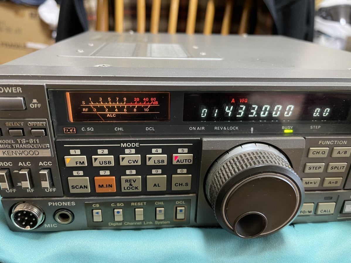 ジャンク！ KENWOOD・ケンウッド TS-811 TRANSCEIVER トランシーバー