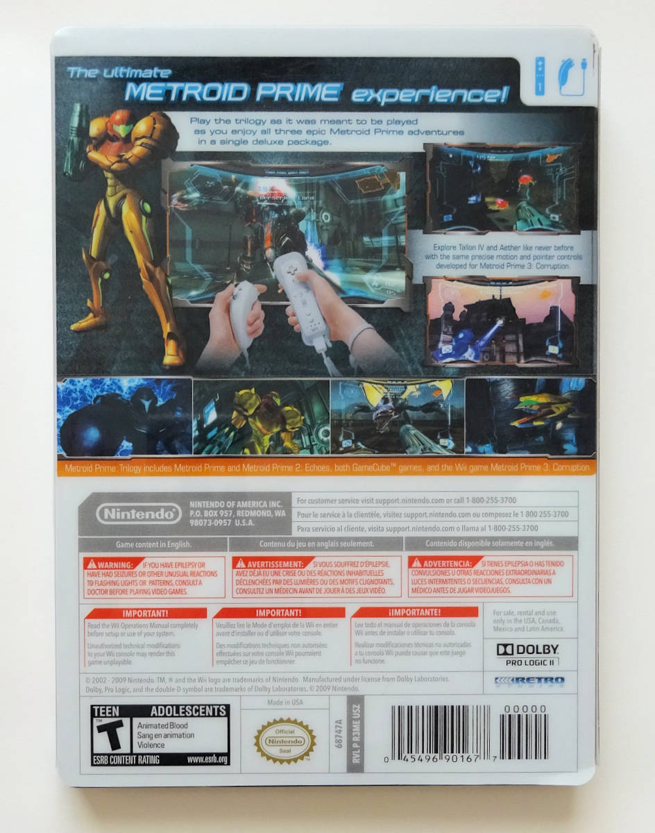 wii PAL メトロイドプライム トリロジー METROID PRIME WII メトロイド