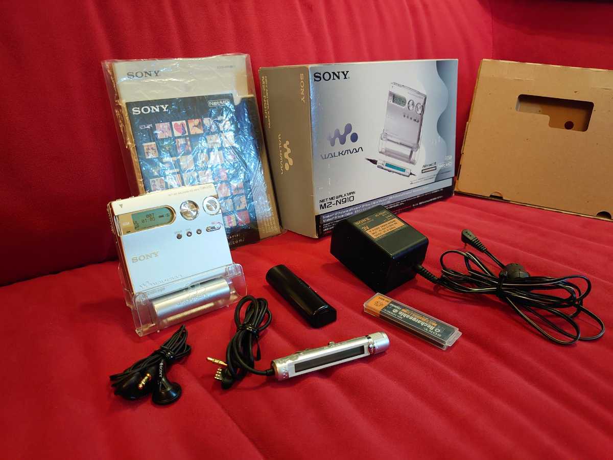 SONY】MZ-N910 NET MD WALKMAN PORTABLE MD RECORDER ソニー MDLP