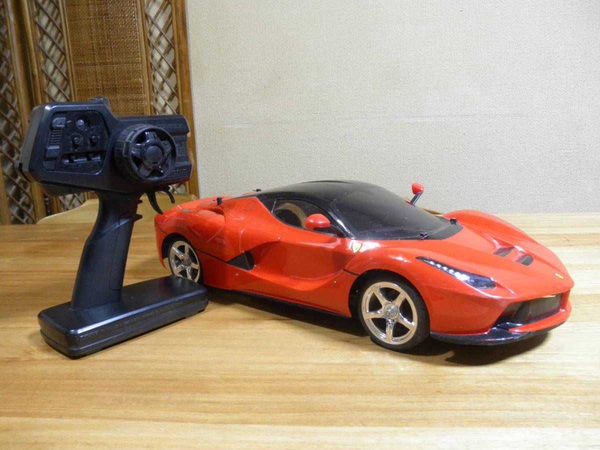 ★タミヤ 1/10 TT-01♪フェラーリ FXX♪タミヤメカ◆タミヤ 充電器付ニッカドバッテリー◇2.4GHzプロポ◆動作確認済☆