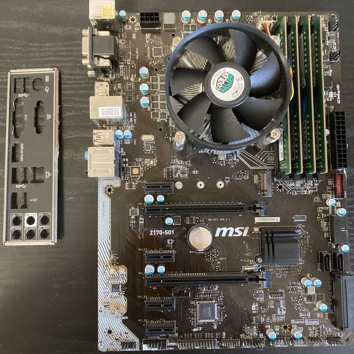 Intel core i7-6700 / メモリDDR4 32GB / マザーボード MSI Z170-S01
