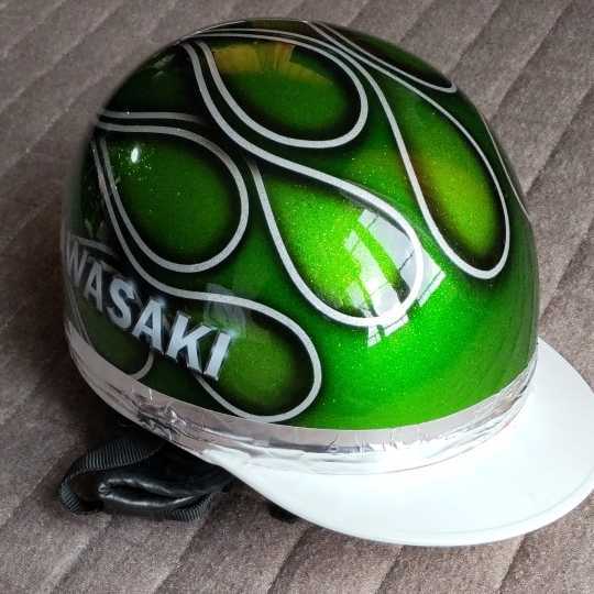 コルク半 Kawasaki 緑ラメ 厚から