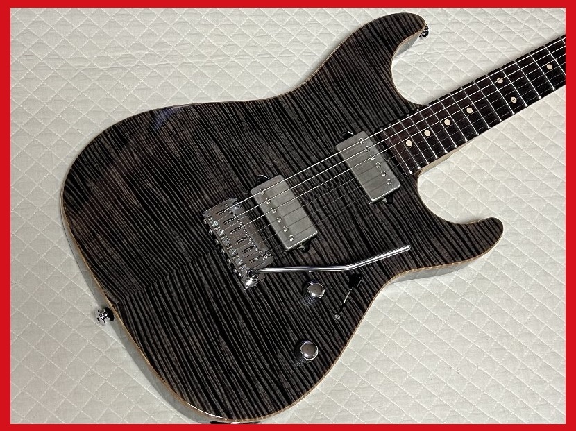 再出品　プロミュージシャン使用品　Suhr Standard Custom HH Flame Maple Top Asatobucker Raw Nickel仕様　HC付属