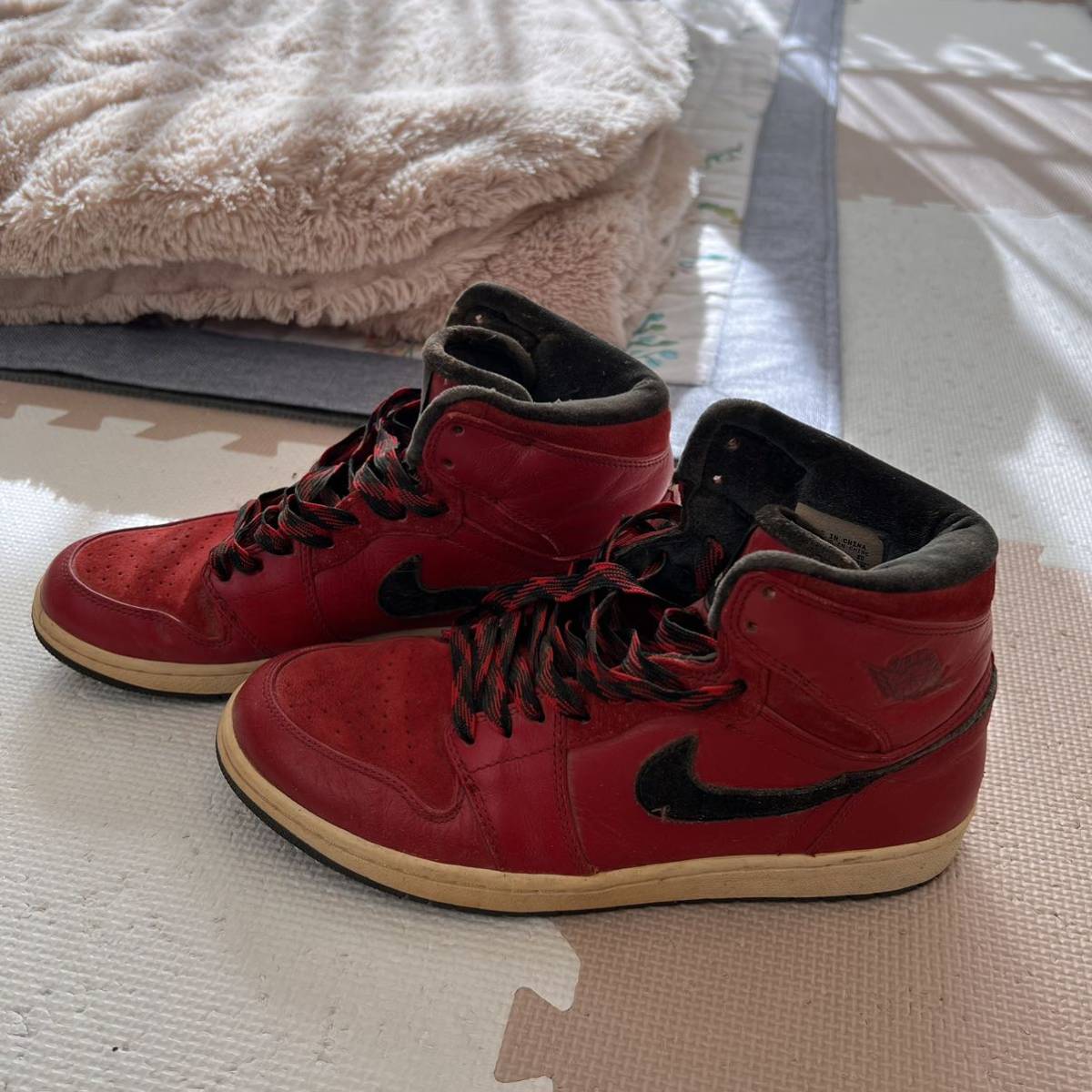 Nike Air Jordan 1 High Retro Premier Red Gucci (2013) エア 