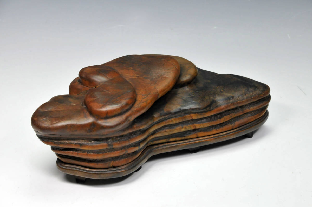 本物保証，最新作 虎石 高さ：10cm 横幅：33cm 重量：5.3kg 台座有 ○