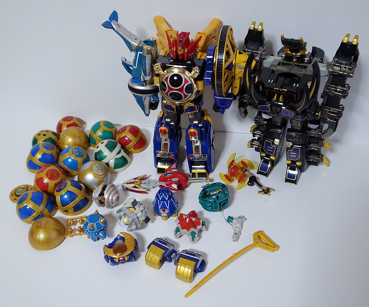 忍風戦隊ハリケンジャー DX超合金 旋風神＋轟雷神＋カラクリボール各種 