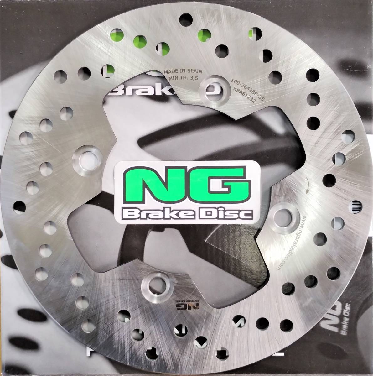 NGブレーキディスク（スペイン製） REF100 ZX-6R/ZX-10R/ZX-9R リア