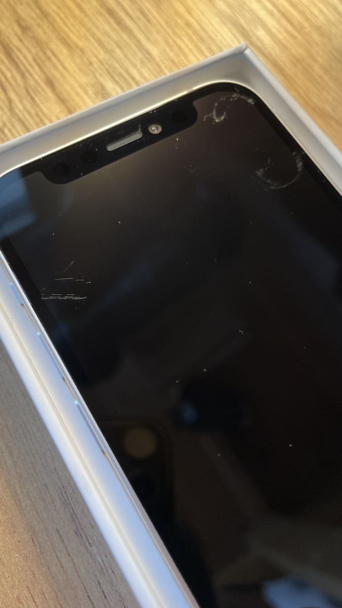 iPhone12 mini 128GB ホワイト [バッテリー100%/画面傷あり 128GB 0