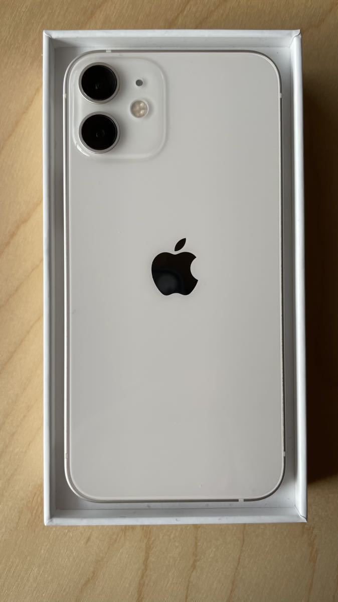 iPhone12 mini 128GB ホワイト [バッテリー100%/画面傷あり 128GB 0