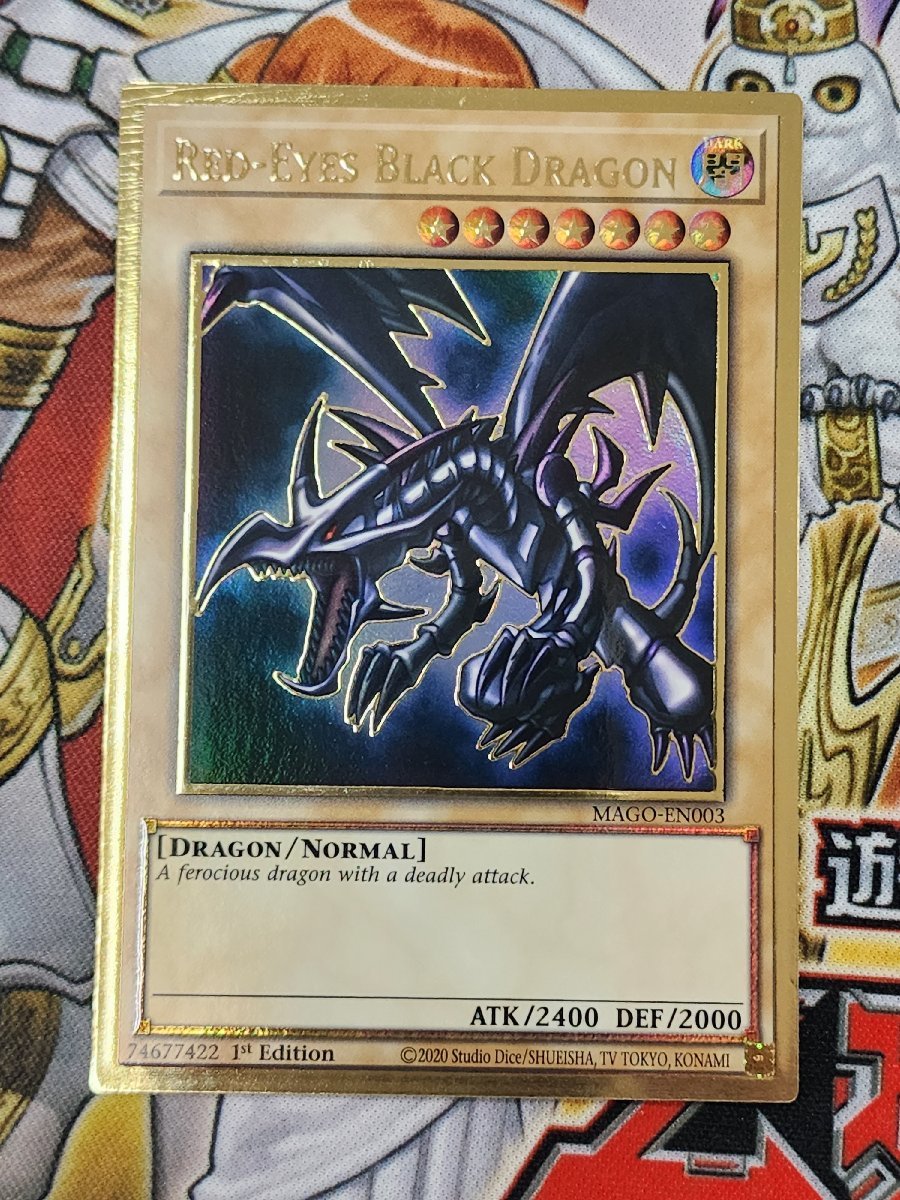 遊戯王 英語版 青眼の白龍 Blue-Eyes White Dragon 真紅眼の黒竜 Red
