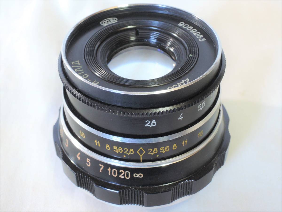 希少・良品FED フェド 沈胴式 レンズ 50mm F2 ライカ ソ連 ロシア ソ連