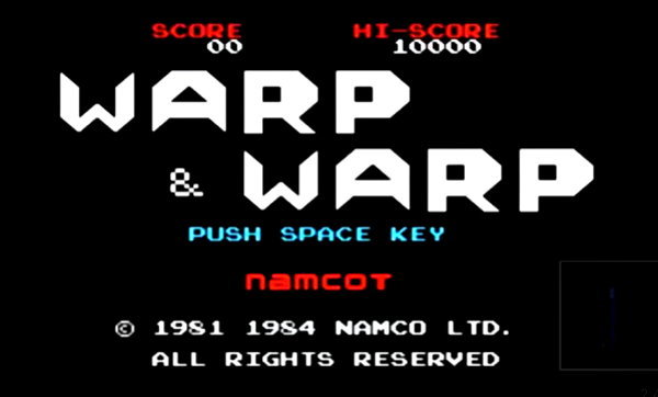 MSX 『 WARP & WARP ワープ&ワープ 』- Namcot - 【 整備・保証付