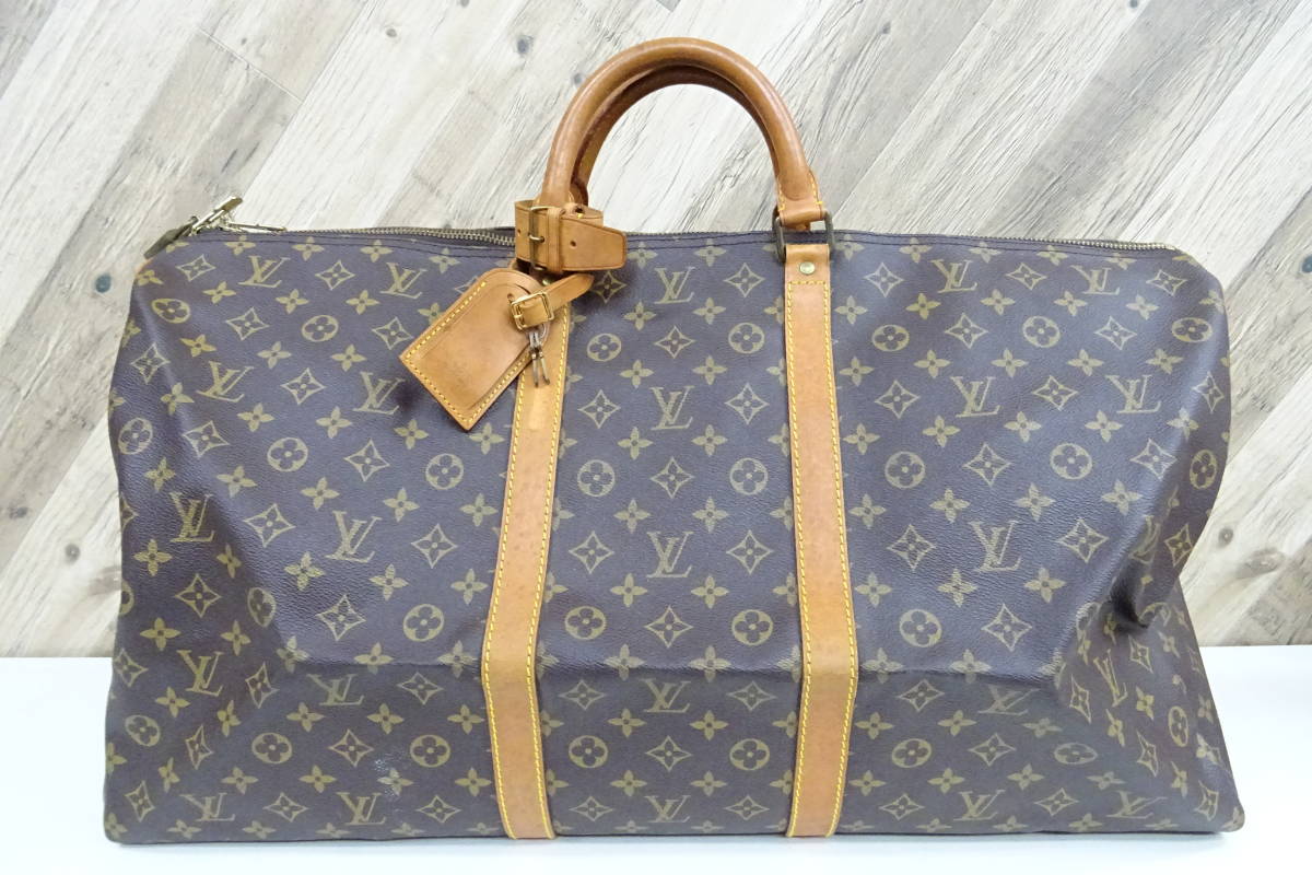 [K千葉02007AS] LOUIS VUITTON ルイヴィトン モノグラム キーポル 60 ボストンバッグ