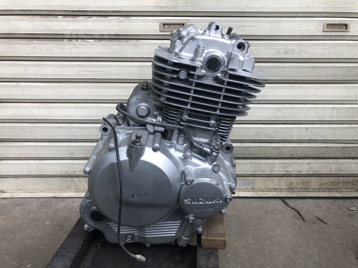 スズキ グース250 NJ46A J422 純正 エンジン クランキングOK 圧縮あり ジェベル250 DR250 関東