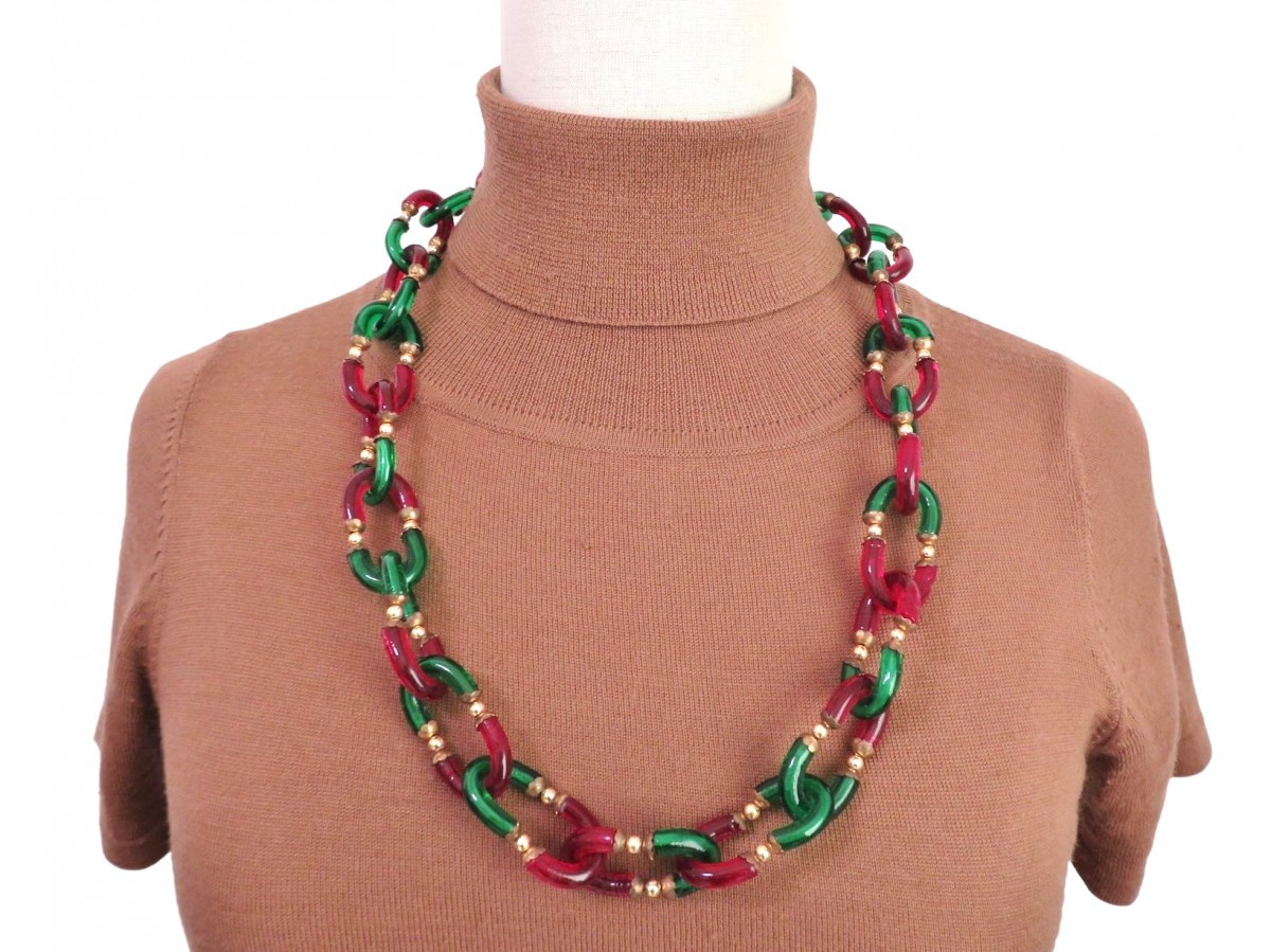 ベネチアングラス ネックレス Bijoux MAURIZIO LOTTER マウリツィオ 