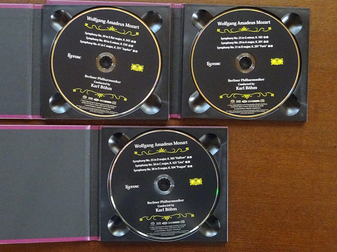 エソテリック ESOTERIC SACD 「モーツァルト：後期交響曲集」3枚組