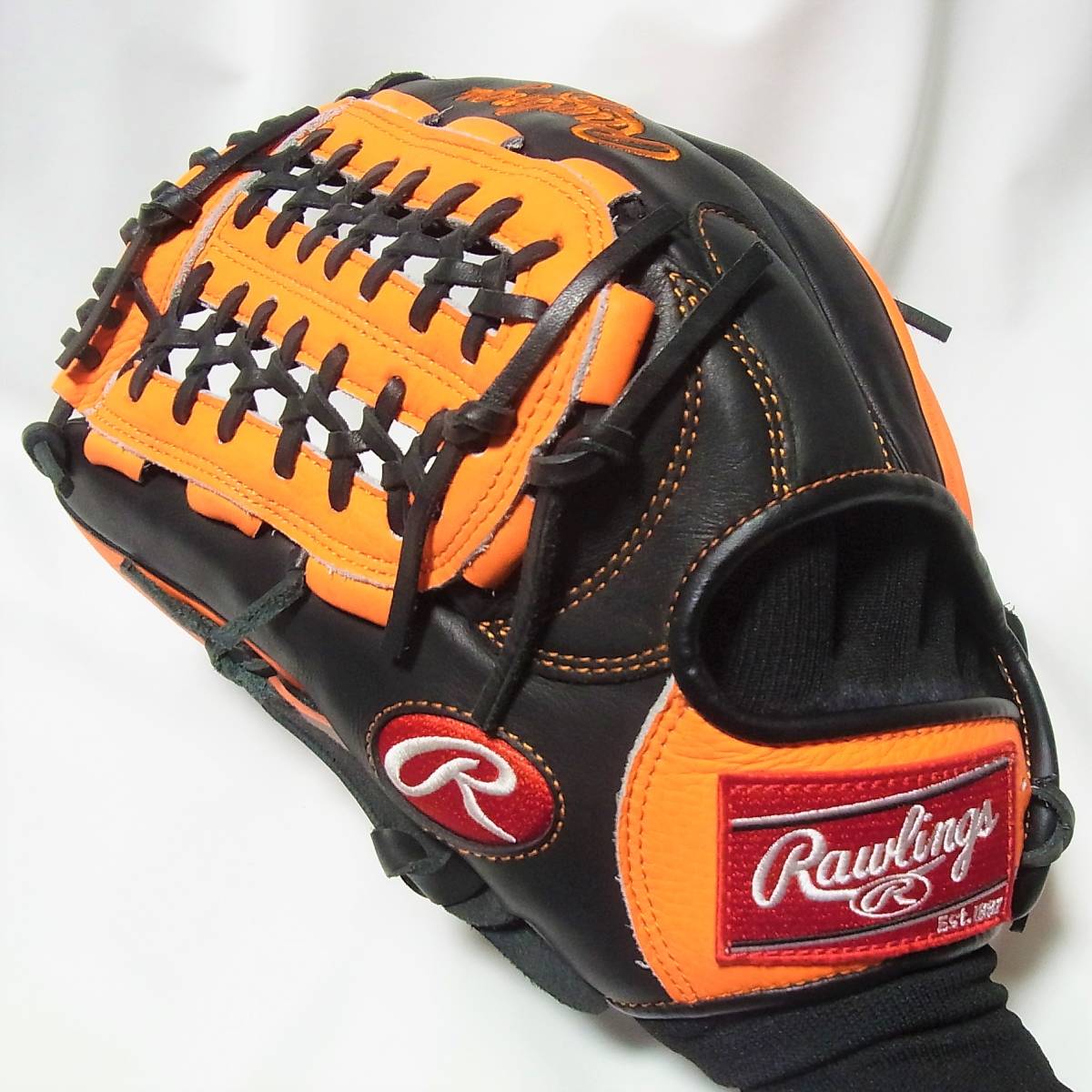 Rawlings 限定版 野球グローブ ブラック/オレンジ 【公式通販】