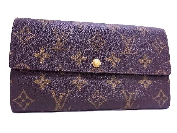 LOUIS VUITTON モノグラム ポシェットポルトモネ クレディ 長財布 1円 LOUIS VUITTON ルイヴィトン M61725 モノグラム ポシェット ポルト