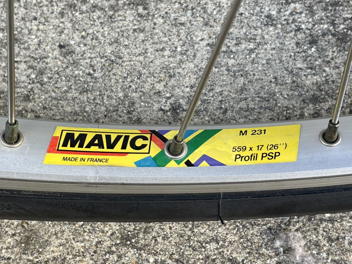 ビンテージ MTB用 シマノ XTR HB-M900ハブ×マビックM231リム×パセラ26