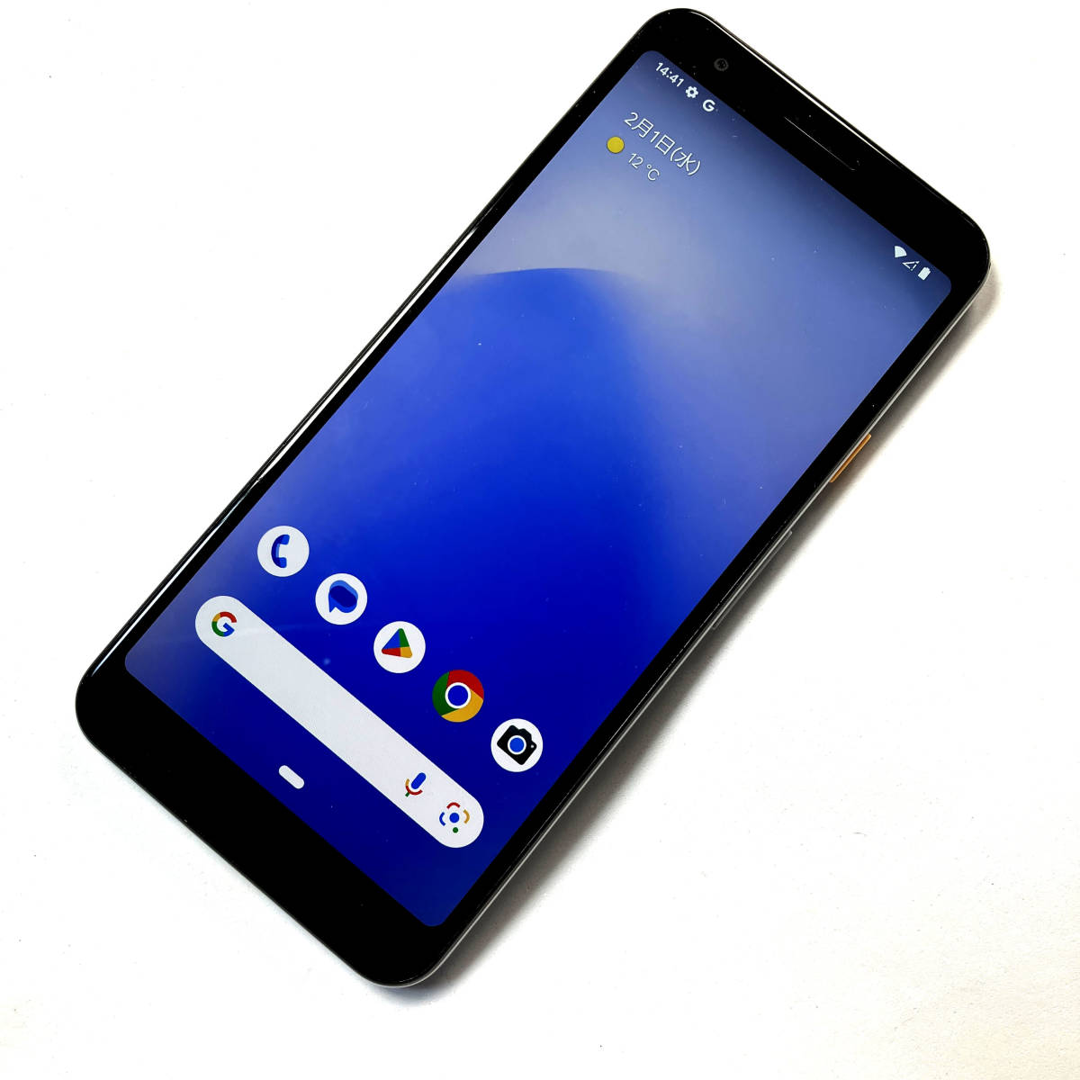 美品 SIMロック解除済 Google Pixel 3a 64GB ブラック SoftBank 〇判定 