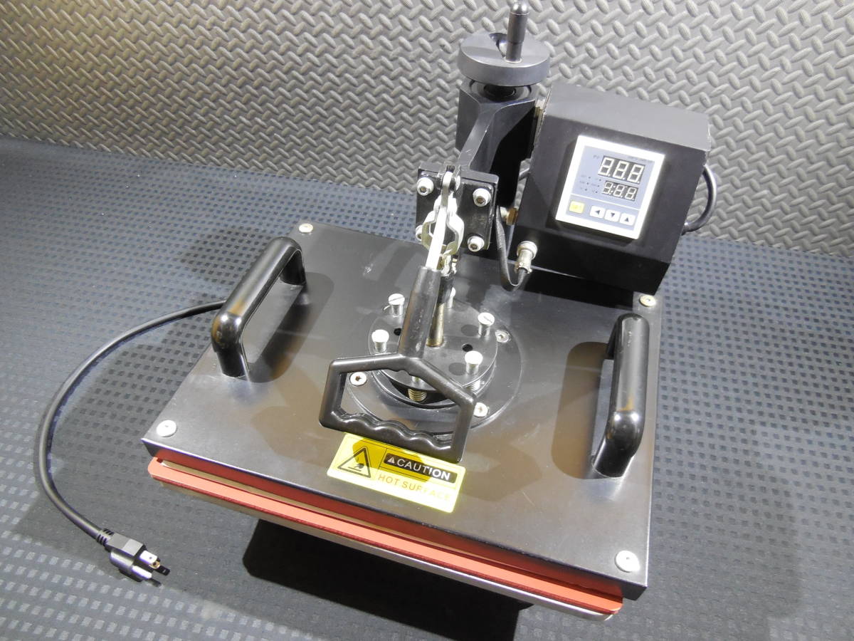 クイックアート社製 JL-CO004B スイングミニプレス機 SWING MINI HEAT PRESS 平板 抜ける転写紙 プリンター資材 オリジナルTシャツ印刷