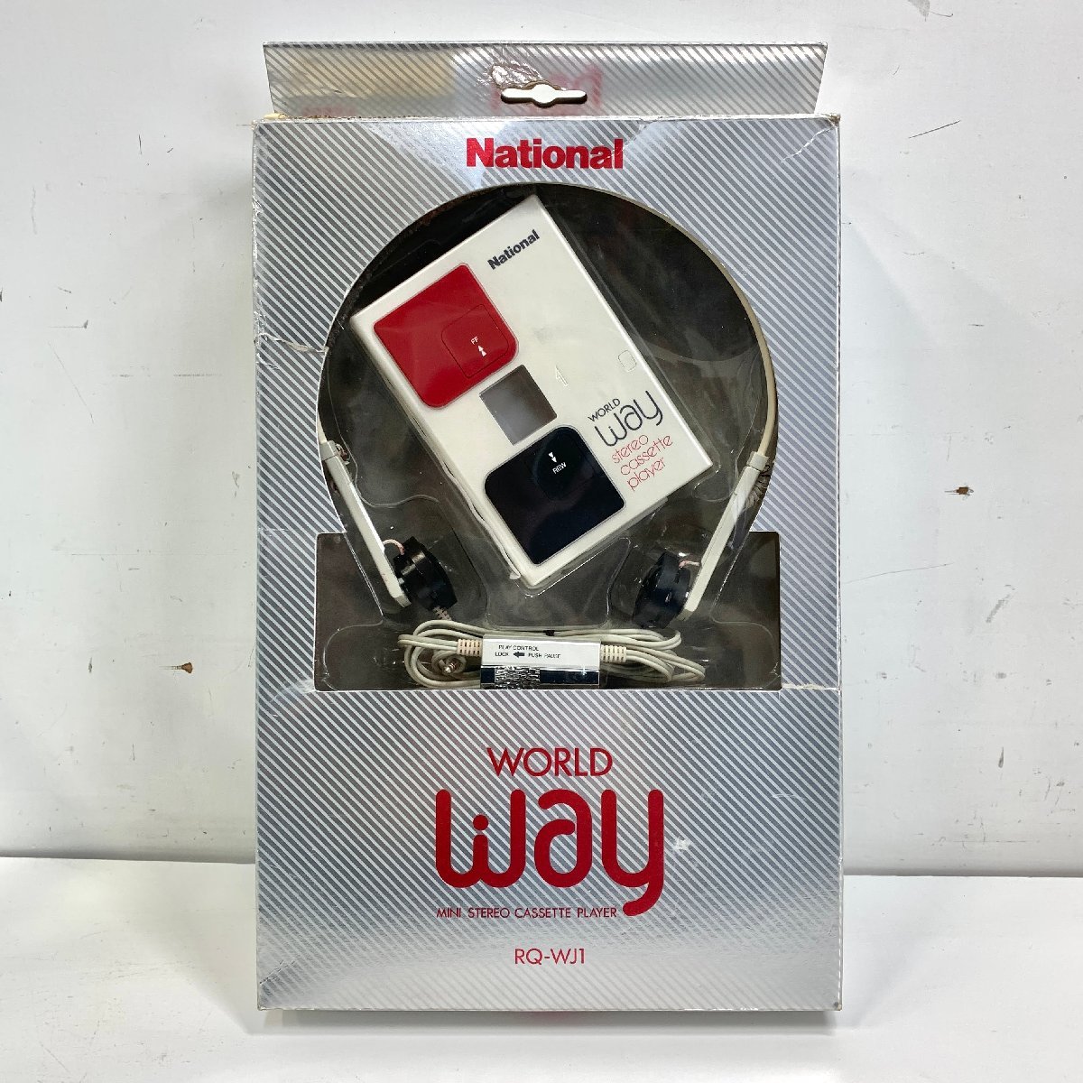 National RQ-WJ1 ステレオカセットプレーヤー National RQ-WJ1＜元箱