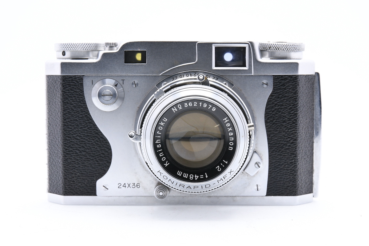 Konica Hexanon 48mm f/2.8 フィルムカメラ 1円～＊Konica IIA Hexanon F2 48mm フィルムカメラ レンジ