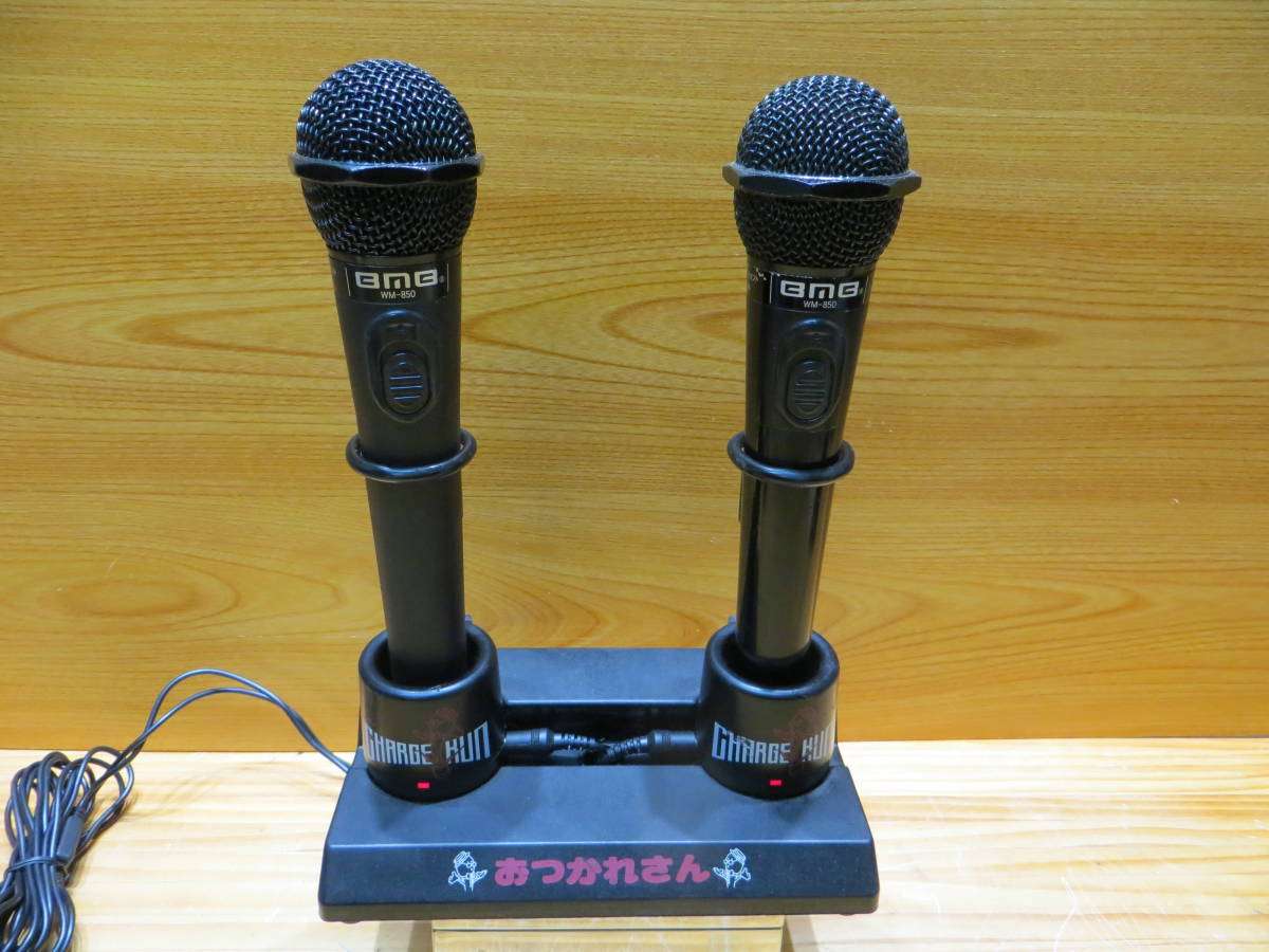 *S0854* ＊BMB＊ワイヤレスマイクレシーバー ストア マイク* WM-850 *セット .動作確認済み中古#*