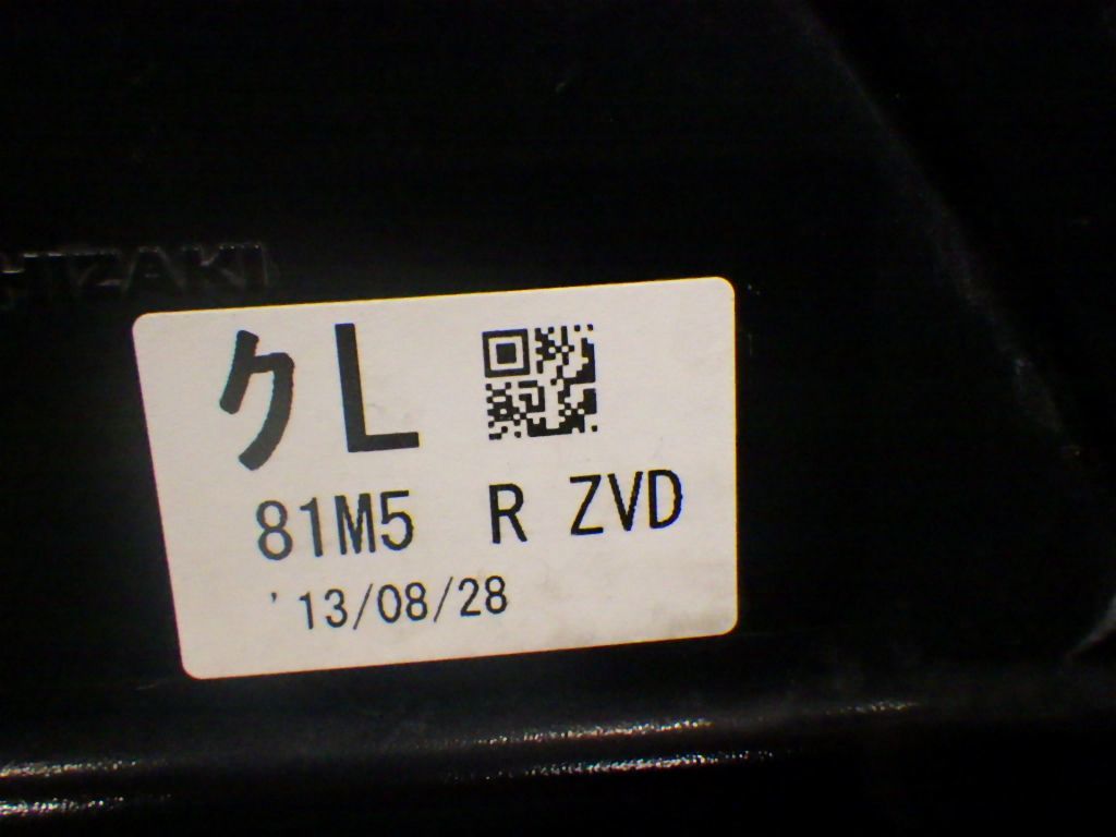 フレアワゴン[MM32S]カスタムXS ドアミラー(右ミラー)サイドミラー本体 ZVD緑