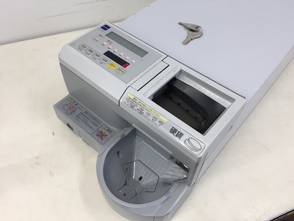 GLORY グローリー 自動釣銭機 硬貨 RT-200 レジ 会計 スーパー 鍵付 管