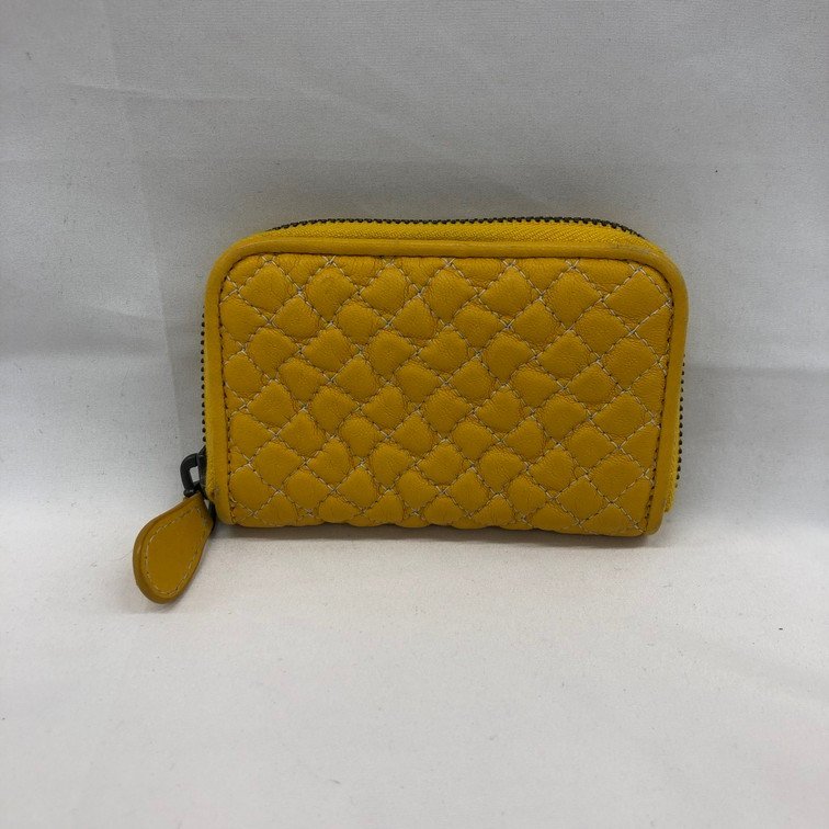 【BBAD8045】Bottega Veneta ボッテガヴェネタ コインケース ミニ財布 黄色 イエロー