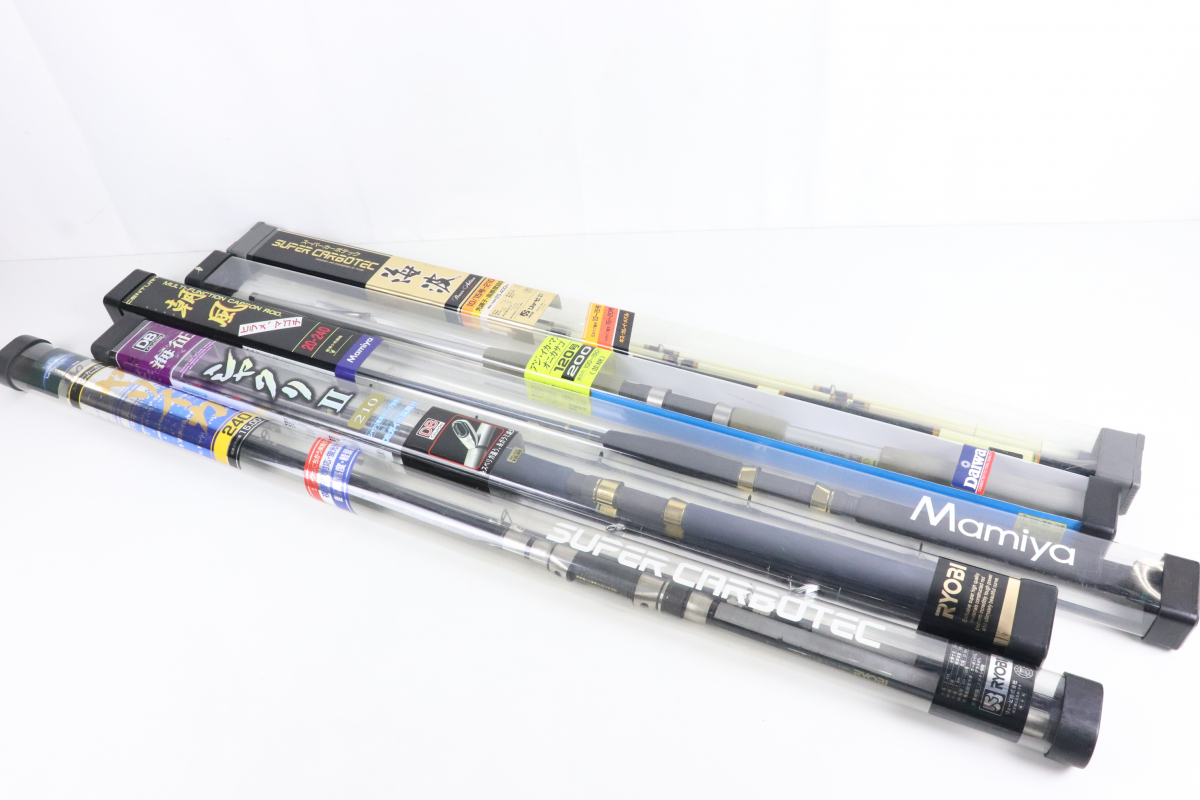 釣り竿 5本 まとめ RYOBI 海波 10/15号-210 Daiwa HS 鰺ビシ 120-200 