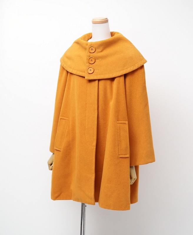 【爆買い，最新作】 MD9783〇Dior/クリスチャンディオール アンゴラ/ウール/カシミヤ 大襟 ミドルコート サイズ9 マスタード系(コート)｜売買されたオークション情報、yahooの商品情報をアーカイブ公開 - オークフ 女性用