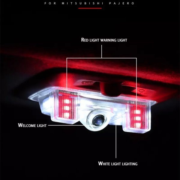 三菱　パジェロ　 v87 v98 v93 v97 2006-2019　リアラゲッジ　室内灯　プロジェクター　LED 三菱 パジェロ パジェロV93&frasl;V97 DRL V98 に適合する