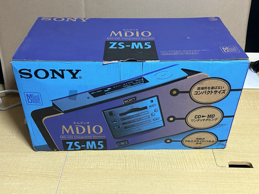 美品 SONY MDIO ZS-M5 ソニー モニタースピーカーにも - メルカリ 