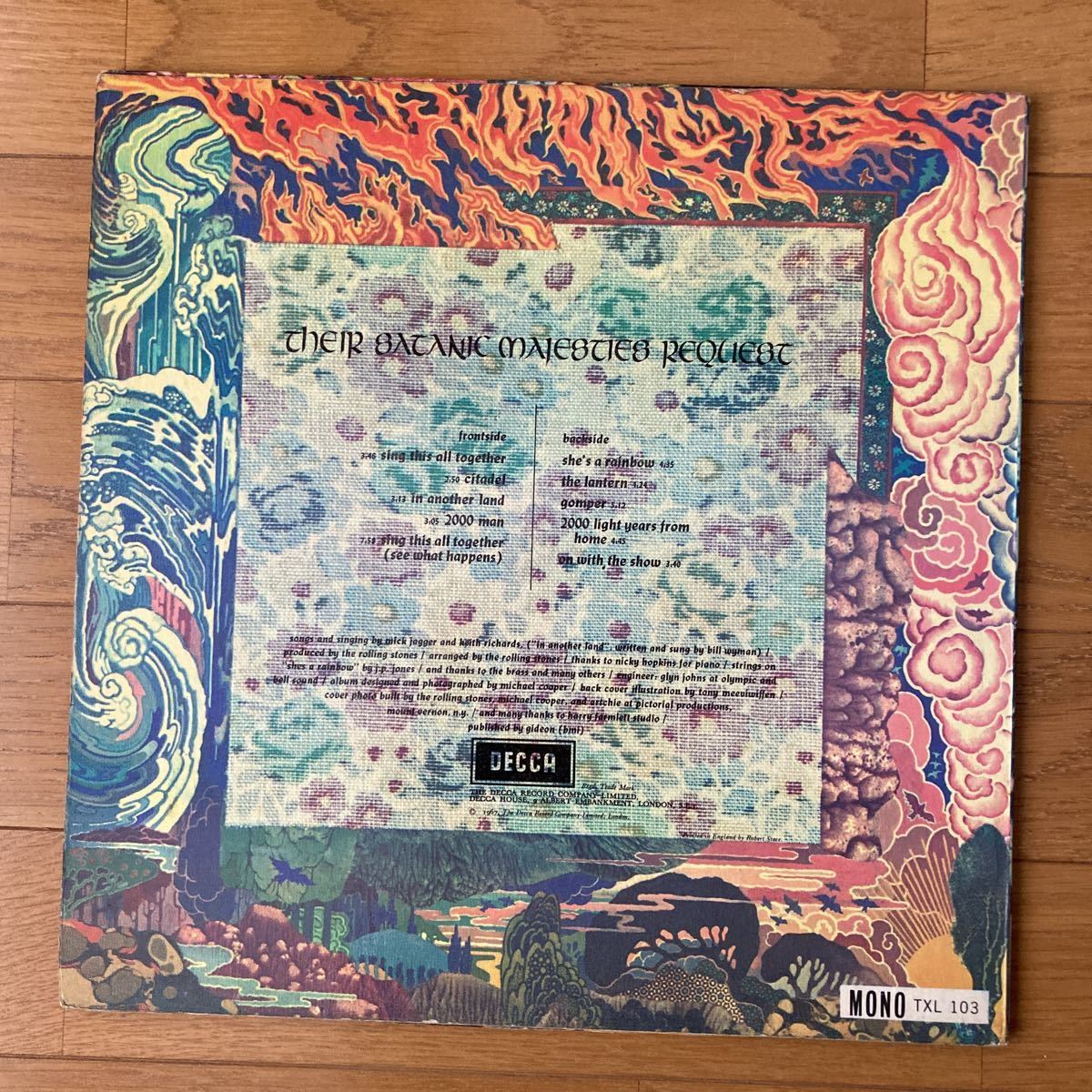 The Rolling Stones Their Satanic Majesties Request 英国オリジナル