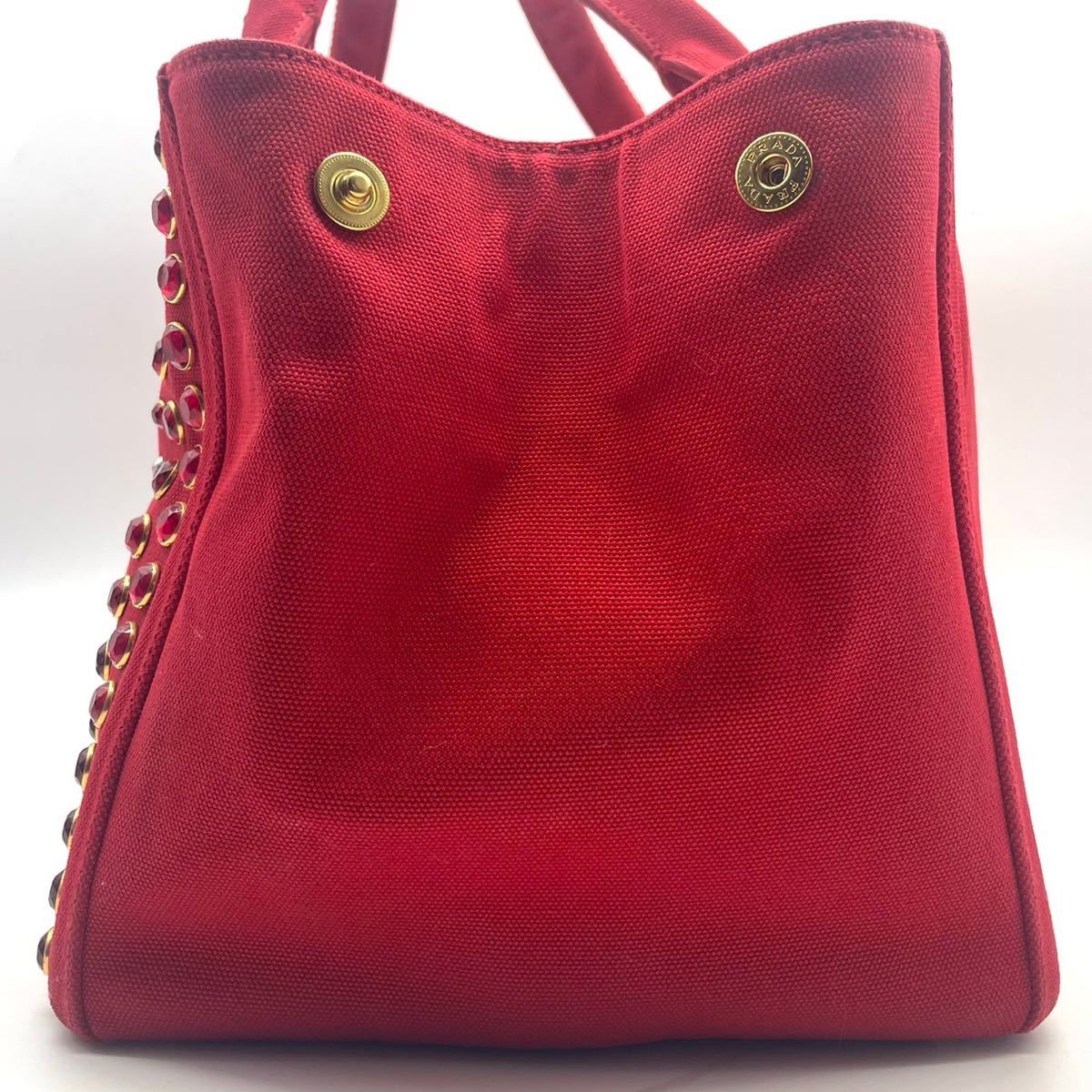 1円《極美品》PRADA プラダ カナパ 2WAY ハンドバッグ トートバッグ 