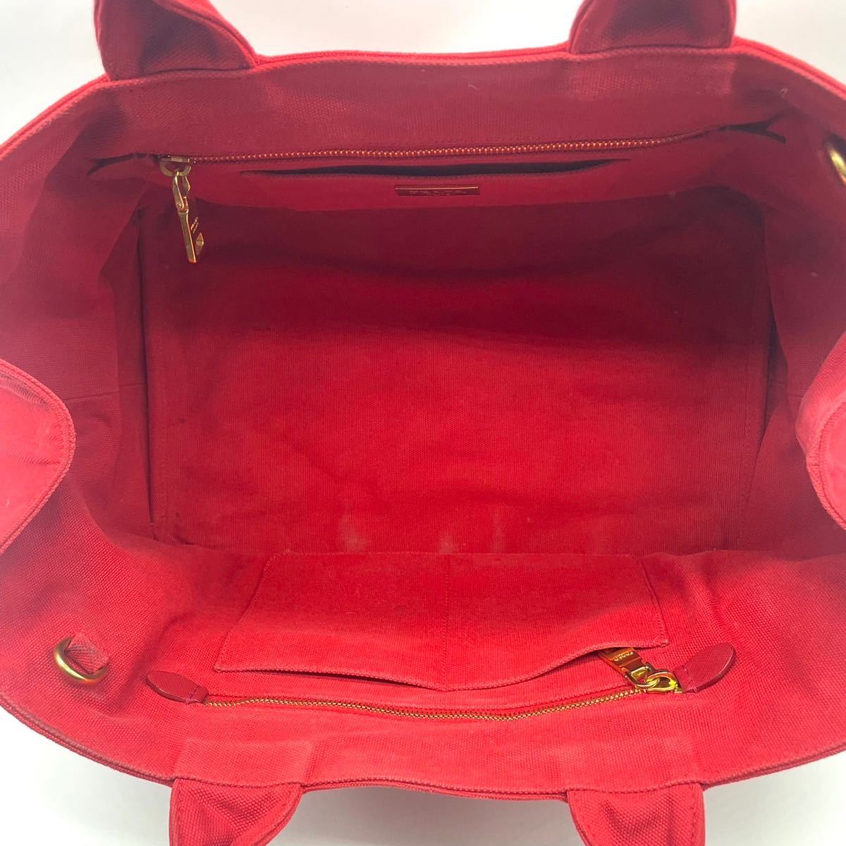 1円《極美品》PRADA プラダ カナパ 2WAY ハンドバッグ トートバッグ 