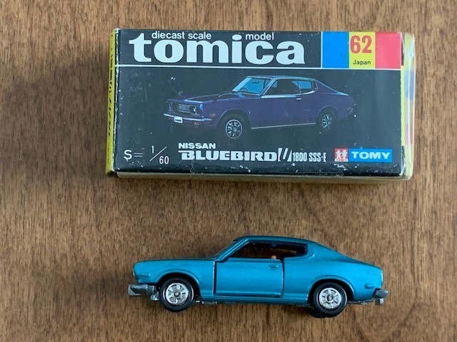 TOMY トミー TOMICA トミカ No.62 ニッサン ブルーバード U 1800SSS-E