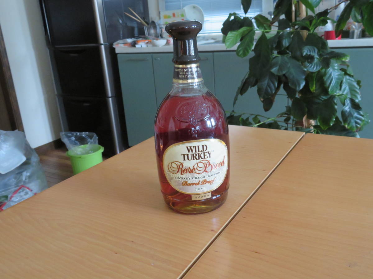 古酒 WILD TURKEY ワイルドターキー Rare Breed BOURBON 750ml 54.8% 