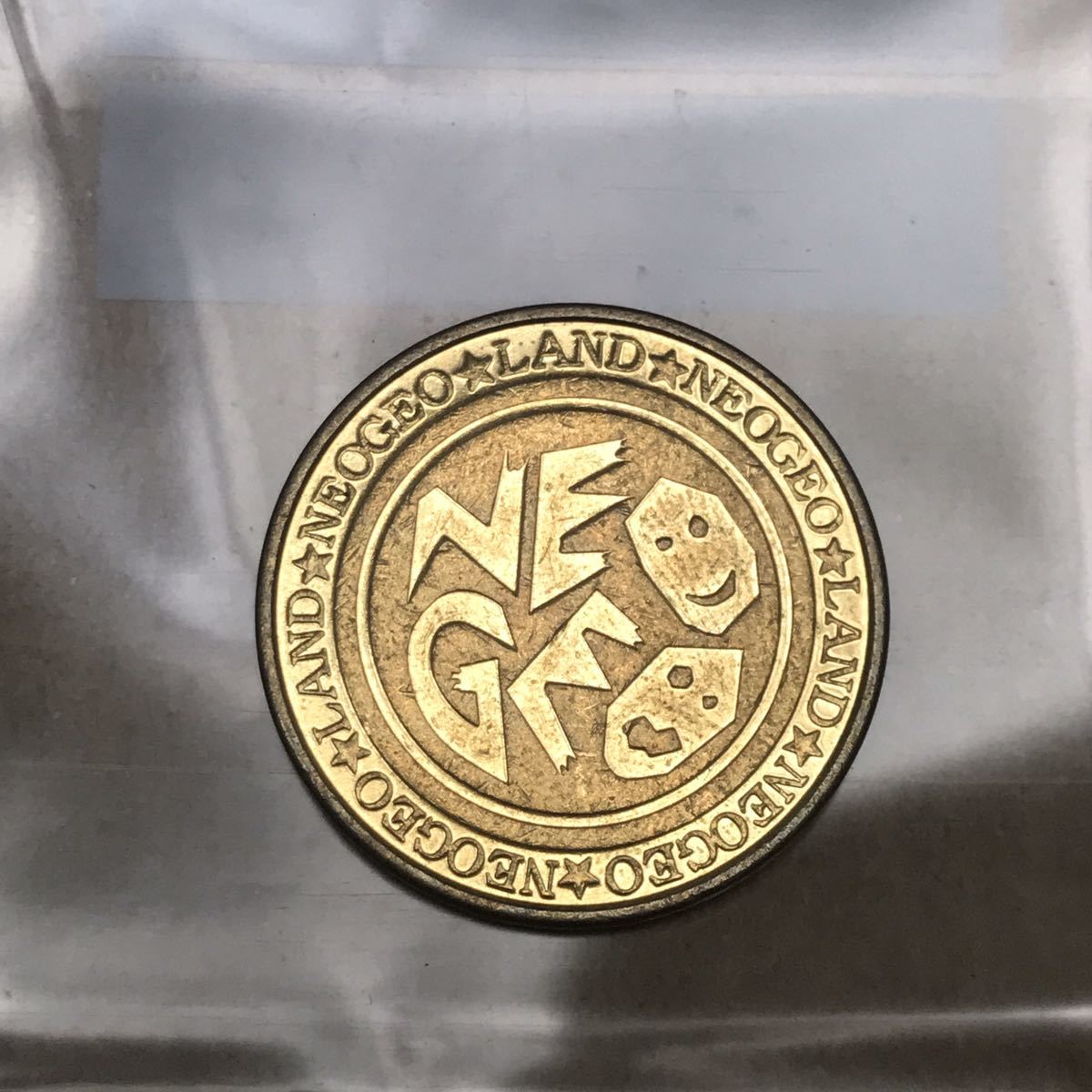送料無料】ネオジオ ランド 1枚 ゴールド メダル 現状渡し ゲーム センター 機 25セント ？ コイン