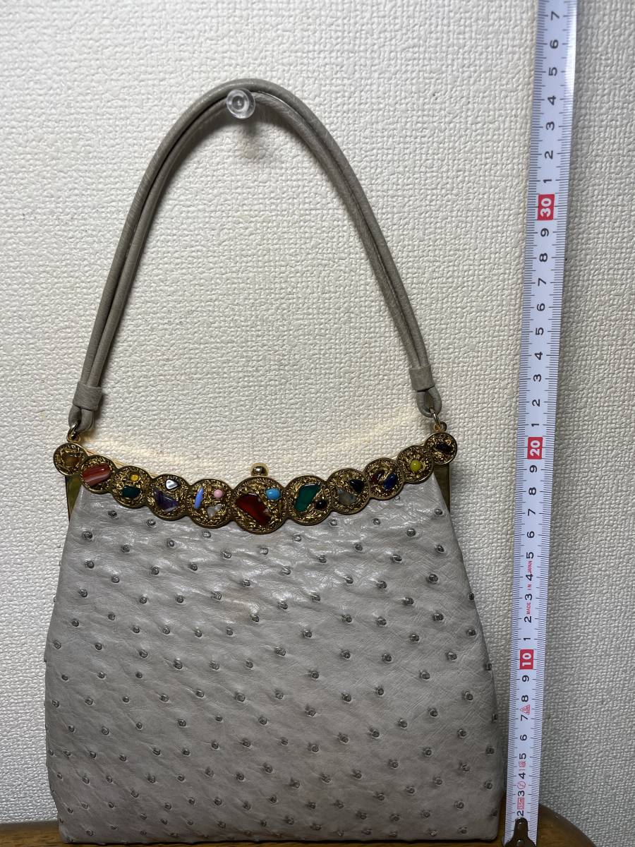 Hamanoオーストリッチ.ハンドバック