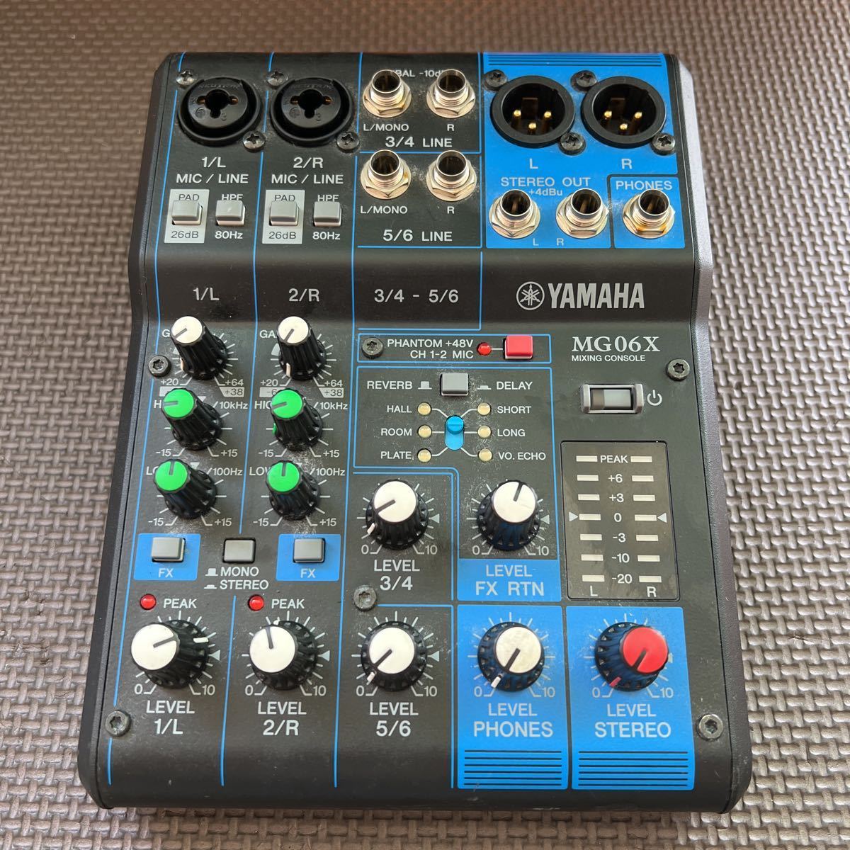 動作未確認 YAMAHA MG06X アナログミキサー ヤマハ