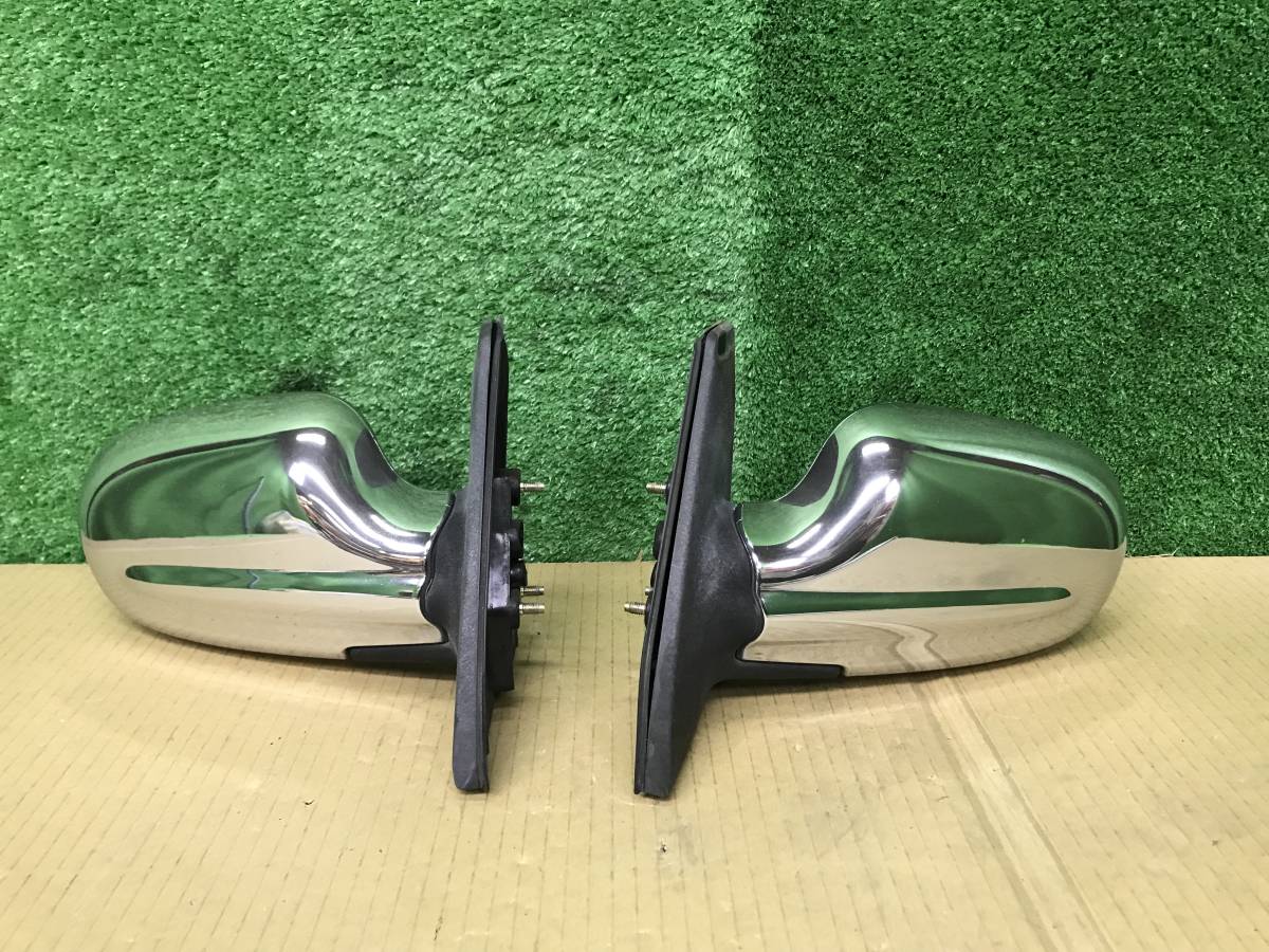 管0857　TA-L700S　ミラジーノ　3ドア　フロントドアミラー　左右セット　メッキ　